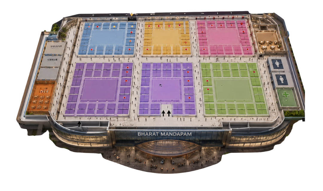 Bharat Mandapam Floor Plan Layout